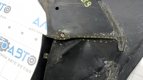 Front bumper guard left BMW 5 G30 17-23 torn, non-factory rivet