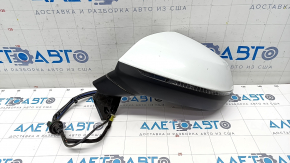 Side mirror left Audi Q7 16-19 15+4 pins, heated, auto folding, turn signal, auto dimming, camera, BSM, white