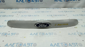 Ford C-max MK2 13-18 trunk door molding with emblem, under camera