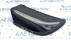 Muffler cap left Honda Accord 18-22 EXL, touring, with chrome, sand