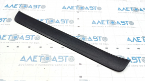Door sill outer front left Toyota Highlander 14-19 black, worn