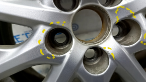 Wheel disk R15 x 6J ET45 5*100 Toyota Prius 30 13-15 rest, type 2, light curb, for repair
