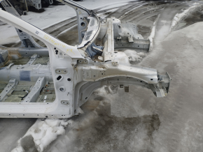 Front right quarter Ford Fusion mk5 13-20 with bracket, on body, white