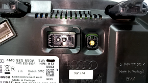 Audi Q7 instrument cluster 16-digital, 95k, for projection, scratches on glass