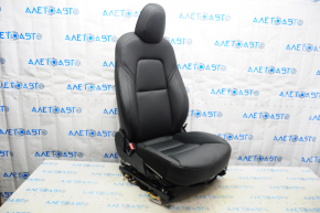 Driver's seat Tesla Model 3 18- leather black, with airbag, electric, heated with tensioner scratch