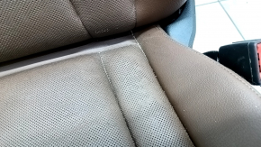 Passenger seat Audi Q7 16- with airbag, brown leather, heating, ventilation, electric, for cleaning
