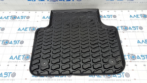 Rear right interior mat (2nd row) Audi Q7 16- rubber, black