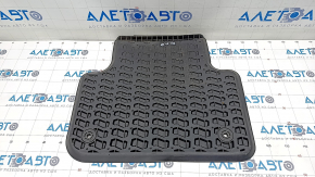 Rear right interior mat (2nd row) Audi Q7 16- rubber, black