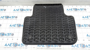 Rear left interior mat (2nd row) Audi Q7 16- rubber, black
