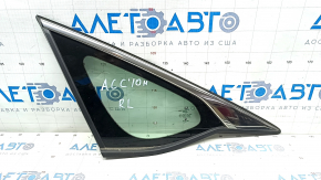 Window blind glass rear left Honda Accord 18-22 chrome, scratches on chrome