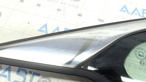 Window blind glass rear right Honda Accord 18-22 chrome, scratches on chrome