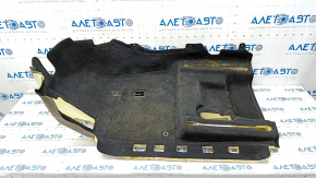 Floor covering front left Audi Q7 16- black, needs cleaning, fastener is torn