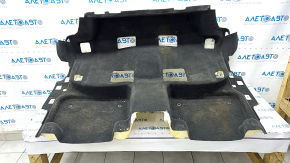 Rear floor covering Audi Q7 16 - black, needs dry cleaning, fastener is torn