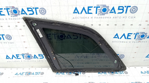 Window blind glass rear right Audi Q7 16- tinted, with chrome molding, torn wire, torn seal