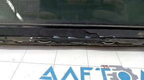 Window blind glass rear right Audi Q7 16- tinted, with chrome molding, torn wire, torn seal