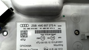 Monitor, display, navigation Audi Q7 16 - worn