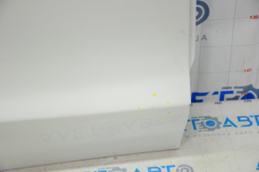 Door bare rear right Tesla Model 3 18- white PPSW dents