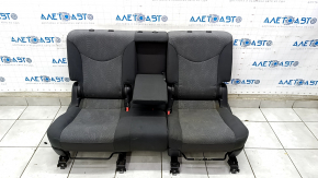 Rear row of seats 2nd row Toyota Prius V 12-17 velour dark gray, dry-cleanable, without headrests