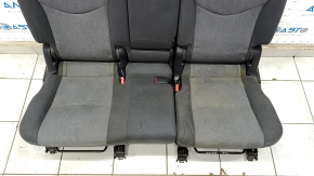 Rear row of seats 2nd row Toyota Prius V 12-17 velour dark gray, dry-cleanable, without headrests
