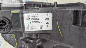 Headlight front left Tesla Model 3 21- matrix with mount scratches broken latch