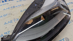 Headlight front left Tesla Model 3 21- matrix with mount scratches broken latch