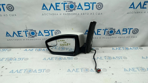 Side mirror left Ford C-max MK2 13-18 7 pins, turn signal, heated, white