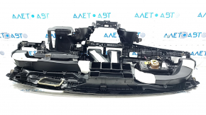 Torpedo front panel with AIRBAG Honda Accord 18-22 black, under projection, rusty pyropatron