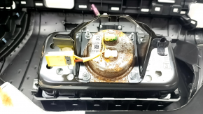 Torpedo front panel with AIRBAG Honda Accord 18-22 black, under projection, rusty pyropatron