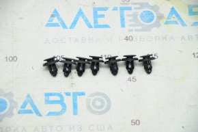 Hardware for fastening the rear left fender liner 7 pcs Tesla Model 3 18-