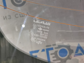 Rear glass Lexus ES350 07-12 tinted, heated, sealing rubber defect