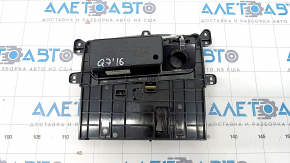 Box pocket center console Audi Q7 16- black gloss
