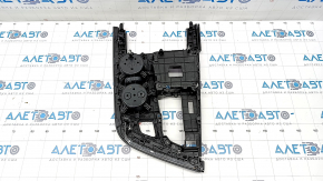 Audi Q7 16 center console trim - gloss black, peeling coating