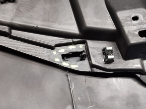 Torpedo front panel without AIRBAG Jeep Compass 11-16 black, scratches, broken clip on the overlay
