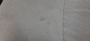 Driver's seat Ford Explorer 16-19 without airbag, electric + mechanics, beige cloth, for dry cleaning, bumps, scratches