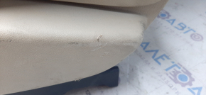 Driver's seat Ford Explorer 16-19 without airbag, electric + mechanics, beige cloth, for dry cleaning, bumps, scratches