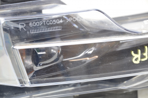 Fog lamp PTF right Tesla Model 3 18- with turn signal, without corrector, sand, broken fastener