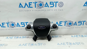Airbag in steering wheel driver Ford C-max MK2 13-18 black, with buttons