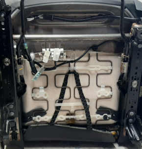 Driver's seat Toyota Prius V 12-14 without airbag, mechanical + electric, dark gray velour