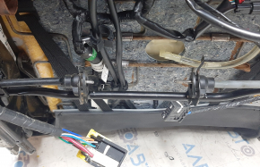 Passenger seat Tesla Model S 12-15 pre-rest, type 1, without airbag, electric, beige leather, heated, electrics not working, scratches, scuffs, torn leather, no motor, dry cleaning