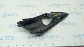 Front left fog light frame Ford C-max MK2 13-18 usa with chrome ring, sand, scratches