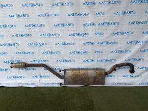 Exhaust line middle part with catalytic converter Hyundai Santa FE Sport 13-16 prerest 2.4 dented