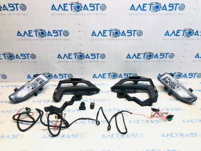 Fog light kit 2 pcs + frames + button + relay + wiring + fasteners Nissan Rogue 17-