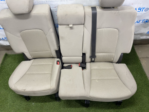 Rear row of seats 2nd row Hyundai Santa FE Sport 13-16 pre-restyling, beige cloth, dry-cleanable