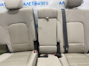 Rear row of seats 2nd row Hyundai Santa FE Sport 13-16 pre-restyling, beige cloth, dry-cleanable