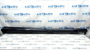Right threshold Honda Accord 18-22 with chrome, black, scratches, sand