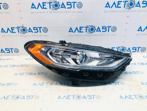 Front right headlight complete Ford Fusion mk5 17-20 halogen, with DRL