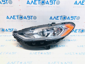 Front left headlight complete Ford Fusion mk5 17-20 halogen, with DRL