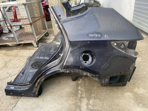 Quarter wing rear left Hyundai Santa FE Sport 13-18 on the body, graphite, dented