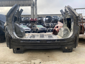 Rear panel Hyundai Santa FE Sport 13-16 set 6 parts, on the body, graphite