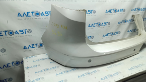 Rear bumper bare Ford C-max MK2 13-18 for parking sensors, white, right part torn off